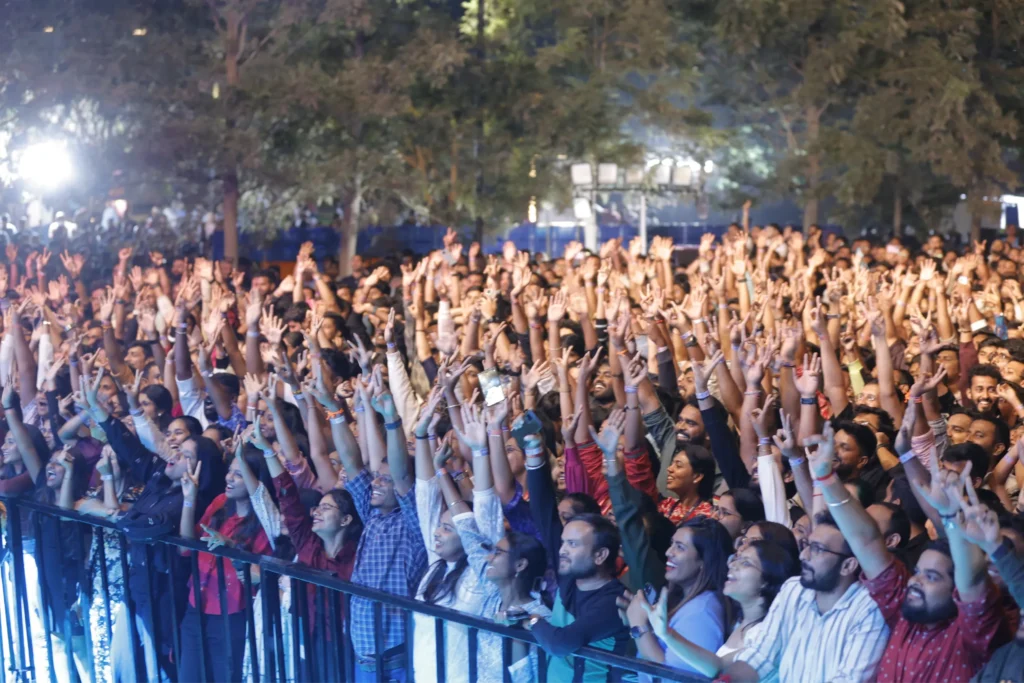 Embassy Energize crowd at concert
