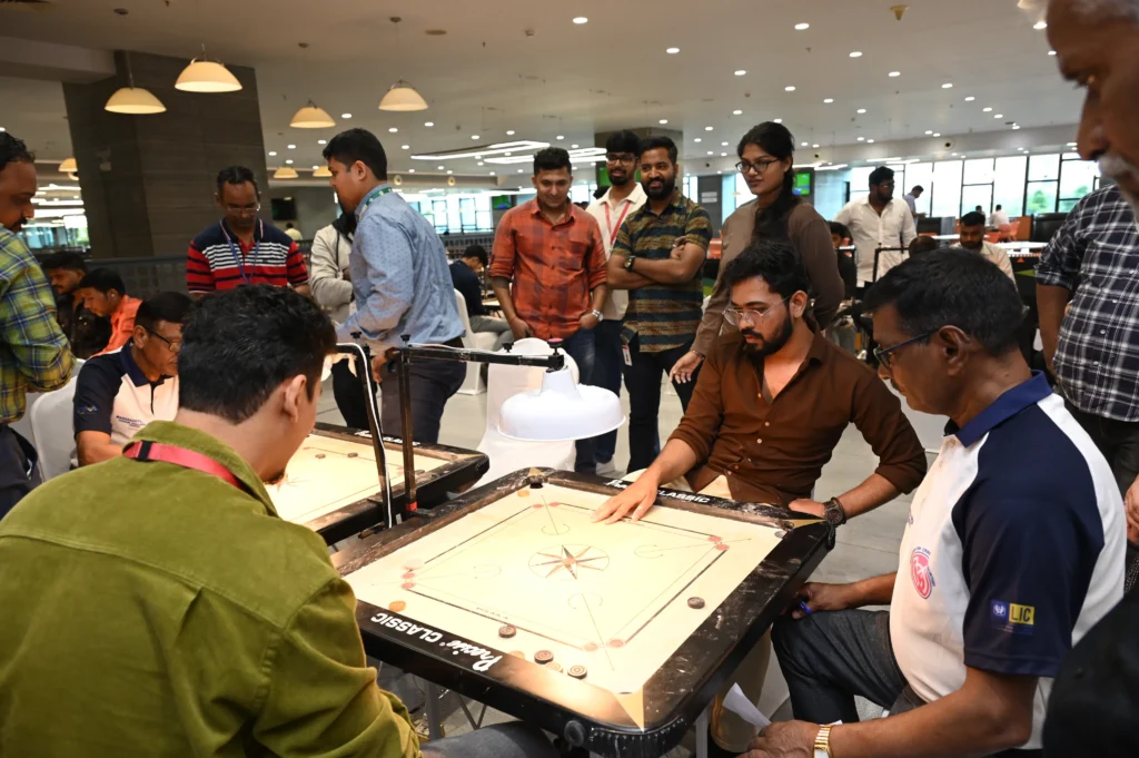 Embassy Energize carrom players