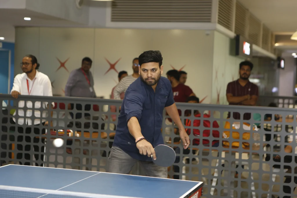 Embassy Energize table tennis player