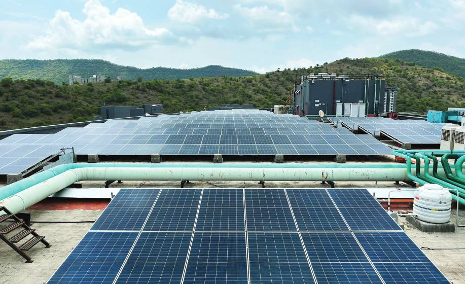 Embassy REIT Rooftop solar instalation